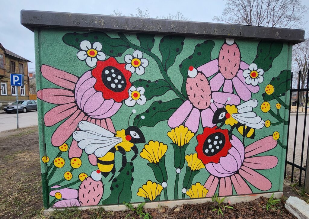 Pieni muraali Telliskivessä