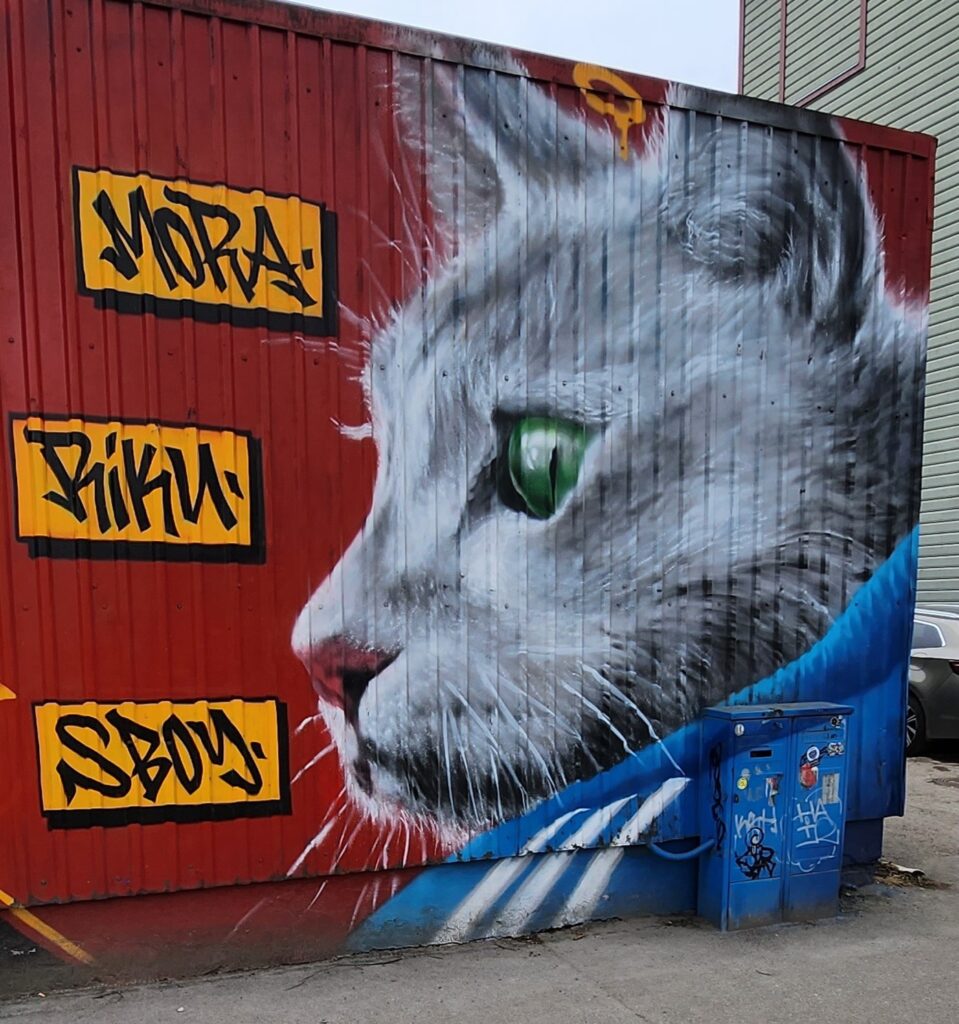 Muraali Telliskivessä