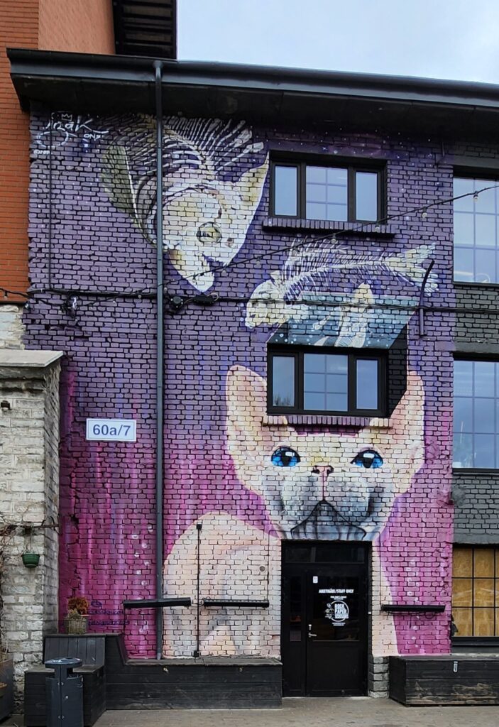 Seinämuraali Tallinnassa