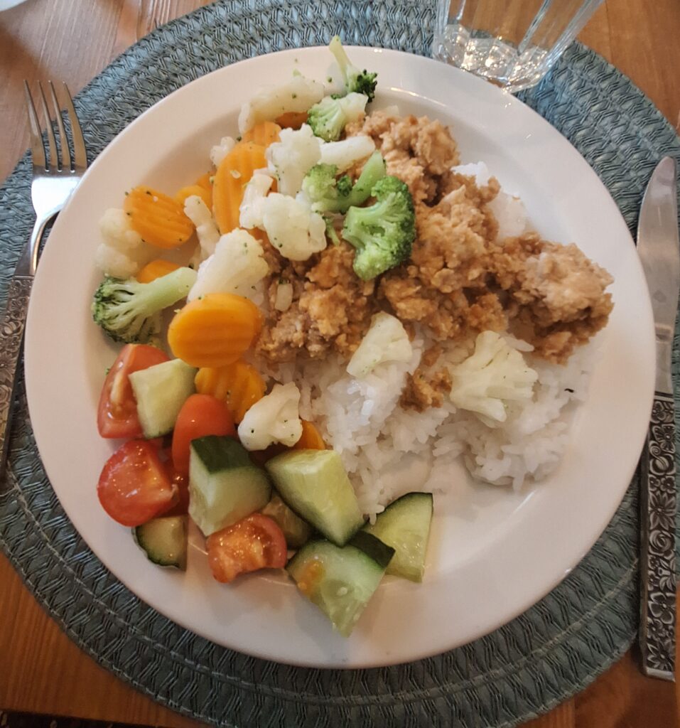 Maapähkinä-kookoskana