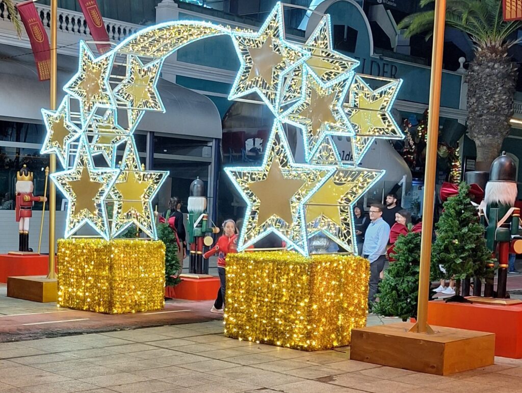 Jouluvaloja Kanarialla