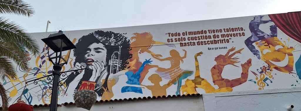 Seinätaidetta Moganissa