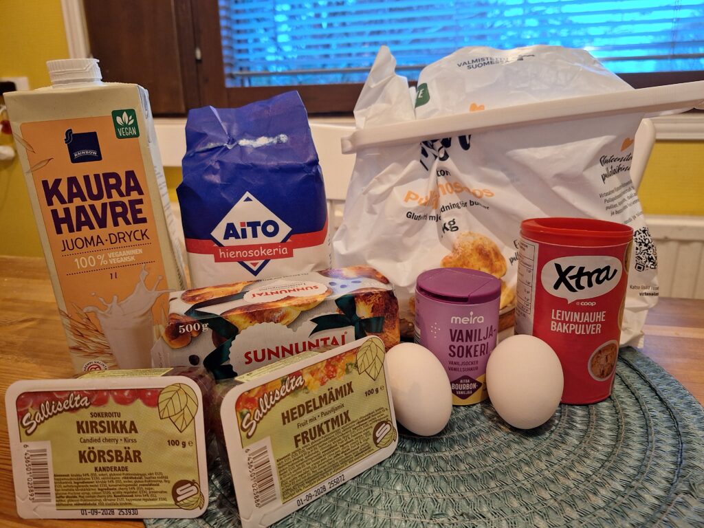 Gluteenittomia joululeivonnaisia