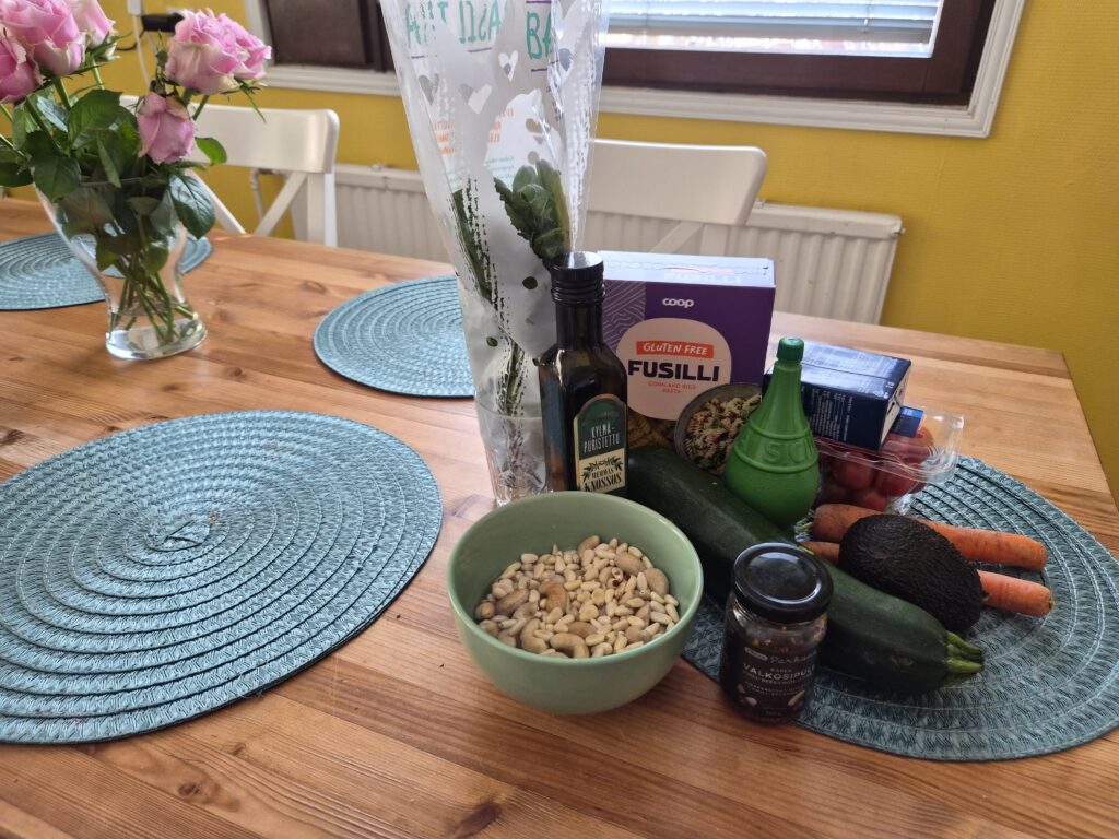 Pastaa kasvissyöjälle