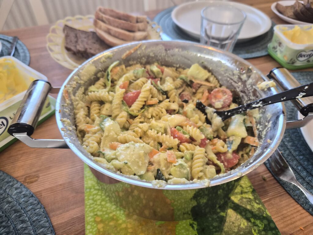 Kasvissyöjän gluteenitonta pastaa