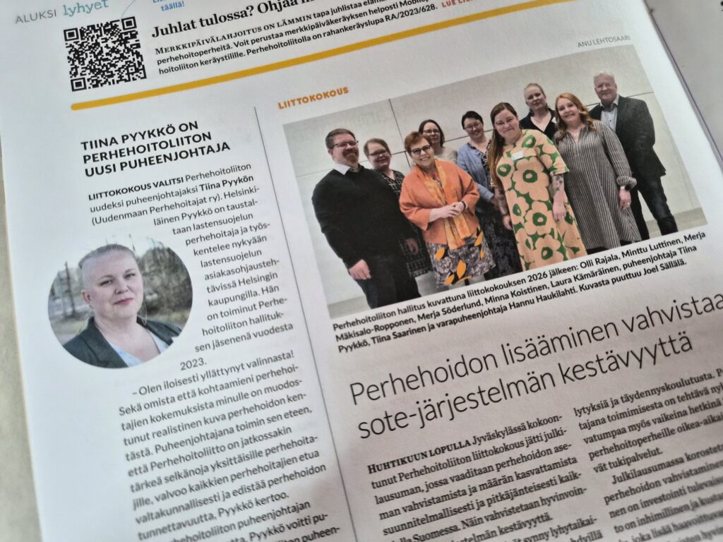 Perhehoitoliiton hallitus