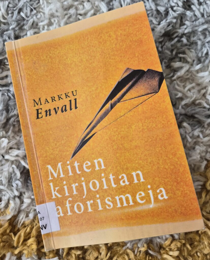 Miten kirjoitan aforismeja